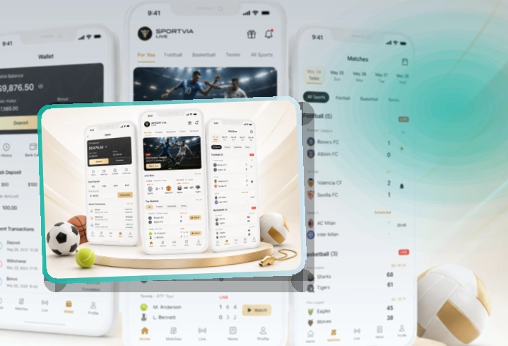 友博体育 App亮点，赛事入口更有层次 页面展示